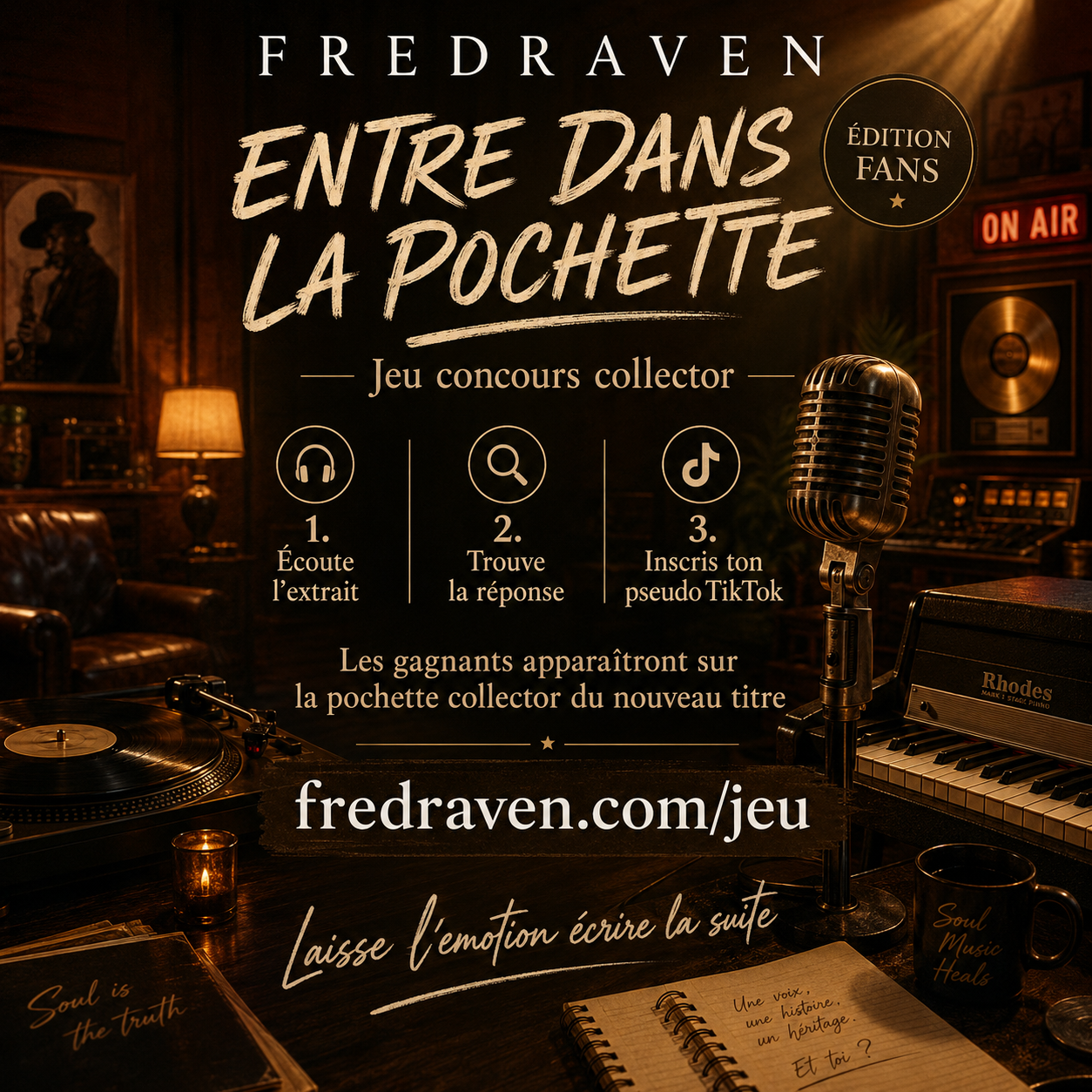 Visuel soul du jeu collector FredRaven